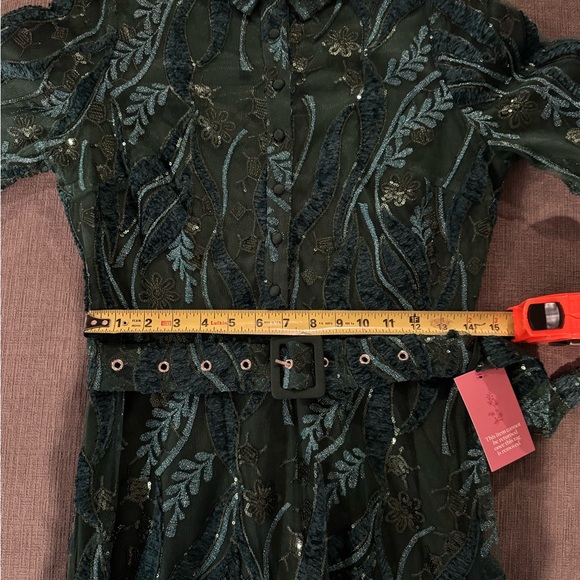 NWT Ivy City Clover Dress in Emerald - Picture 8 of 8